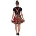 Christmas Art 01 Velvet Suspender Skater Skirt View2