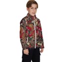 Christmas Art 01 Kids  High Neck Windbreaker View3