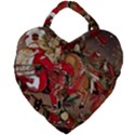 Christmas Art 01 Giant Heart Shaped Tote View2