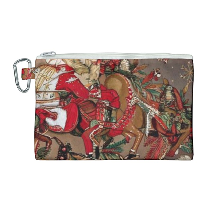 Christmas Art 01 Canvas Cosmetic Bag (Large)