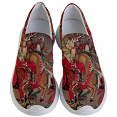 Christmas Art 01 Women s Lightweight Slip Ons