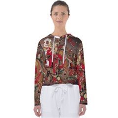 Christmas Art 01 Women s Slouchy Sweat