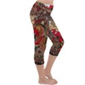 Christmas Art 01 Lightweight Velour Capri Yoga Leggings View3