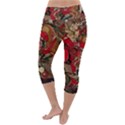 Christmas Art 01 Lightweight Velour Capri Yoga Leggings View4