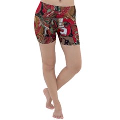 Christmas Art 01 Lightweight Velour Yoga Shorts