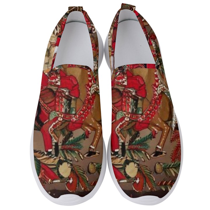 Christmas Art 01 Men s Slip On Sneakers