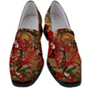 Christmas Art 01 Women s Chunky Heel Loafers View1