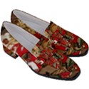 Christmas Art 01 Women s Chunky Heel Loafers View3