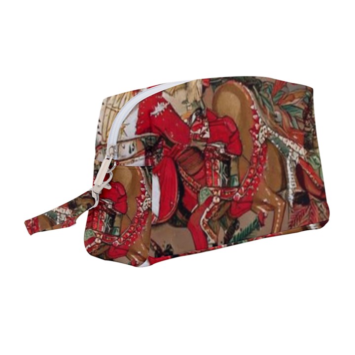 Christmas Art 01 Wristlet Pouch Bag (Medium)