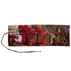 Christmas Art 01 Roll Up Canvas Pencil Holder (M)