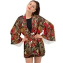 Christmas Art 01 Long Sleeve Kimono View1