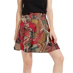 Christmas Art 01 Waistband Skirt