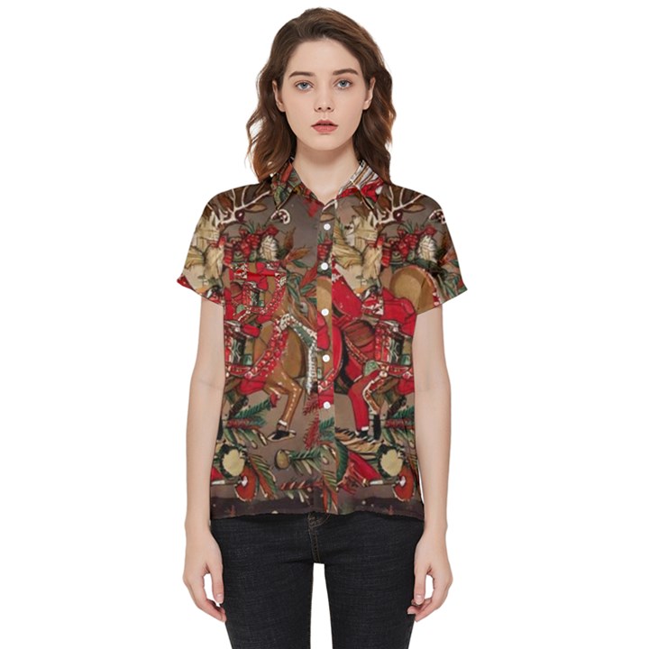 Christmas Art 01 Short Sleeve Pocket Shirt