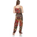 Christmas Art 01 Sleeveless Tie Ankle Chiffon Jumpsuit View2