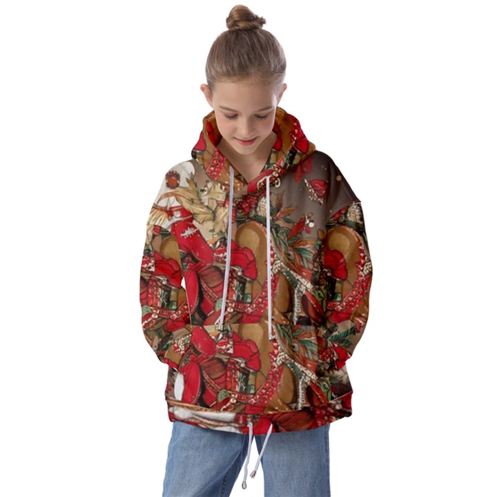 Christmas Art 01 Kids  Oversized Hoodie