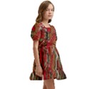 Christmas Art 01 Kids  Short Sleeve Dolly Dress View3