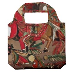 Christmas Art 01 Premium Foldable Grocery Recycle Bag