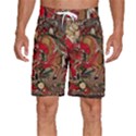 Christmas Art 01 Men s Beach Shorts View1