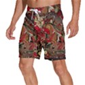 Christmas Art 01 Men s Beach Shorts View2