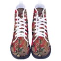 Christmas Art 01 Women s High-Top Canvas Sneakers View1