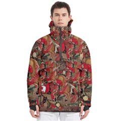 Christmas Art 01 Men s Pullover Zip Ski and Snowboard Waterproof Breathable Jacket