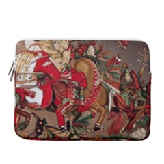 Christmas Art 01 14  Vertical Laptop Sleeve Case With Pocket