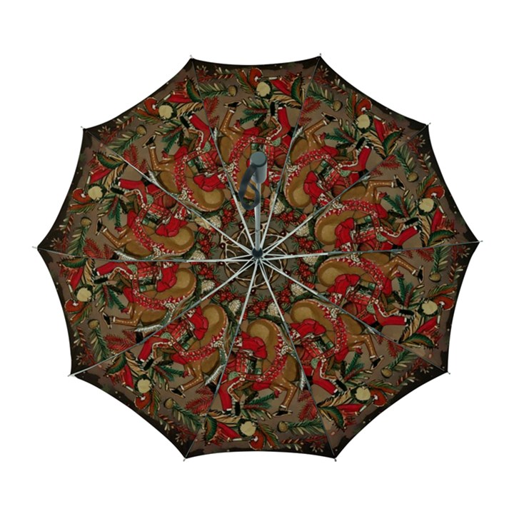 Christmas Art 01 Automatic Folding Umbrella with Case (Large)