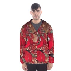 Christmas Art Men s Hooded Windbreaker by myclothy