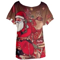 Christmas Art Women s Oversized T-shirt