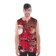 Christmas Art Men s Basketball Tank Top