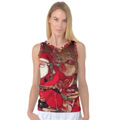 Christmas Art Women s Basketball Tank Top by myclothy