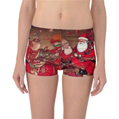 Christmas Art Reversible Boyleg Bikini Bottoms by myclothy