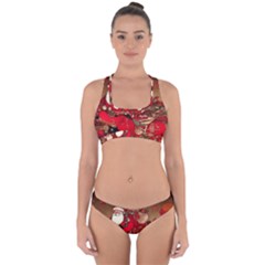 Christmas Art Cross Back Hipster Bikini Set