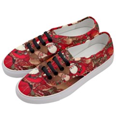 Christmas Art Women s Classic Low Top Sneakers by myclothy