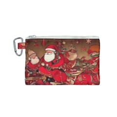 Christmas Art Canvas Cosmetic Bag (small)