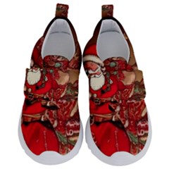 Christmas Art Kids  Velcro No Lace Shoes