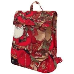 Christmas Art Flap Top Backpack