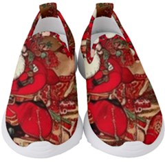 Christmas Art Kids  Slip On Sneakers by myclothy