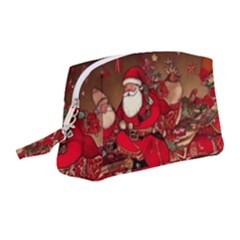 Christmas Art Wristlet Pouch Bag (medium) by myclothy