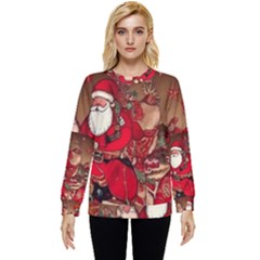 Christmas Art Hidden Pocket Sweatshirt by myclothy