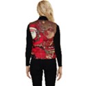 Christmas Art Women s Button Up Puffer Vest View2