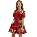 Christmas Art Kids  Short Sleeve Dolly Dress View2