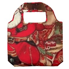 Christmas Art Premium Foldable Grocery Recycle Bag