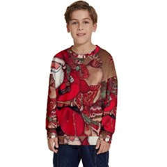 Christmas Art Kids  Crewneck Sweatshirt