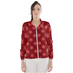 Illustrations Red Abstract Pattern Seamless Texture Women s Windbreaker by Hannah976