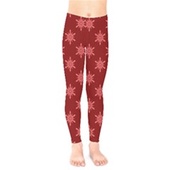 Illustrations Red Abstract Pattern Seamless Texture Kids  Leggings