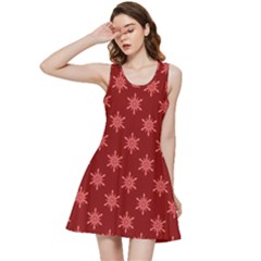 Illustrations Red Abstract Pattern Seamless Texture Inside Out Racerback Dress