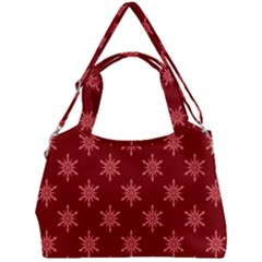 Illustrations Red Abstract Pattern Seamless Texture Double Compartment Shoulder Bag