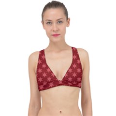 Illustrations Red Abstract Pattern Seamless Texture Classic Banded Bikini Top