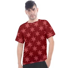 Illustrations Red Abstract Pattern Seamless Texture Men s Sport Top